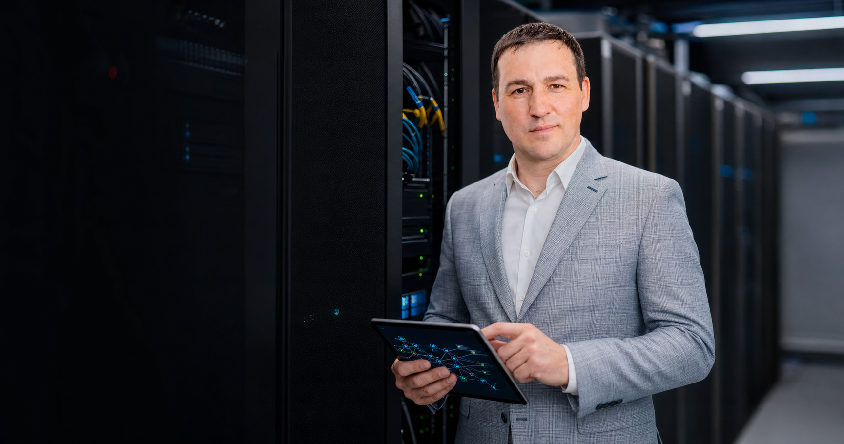 Евгений Куликов в центре обработки данных
